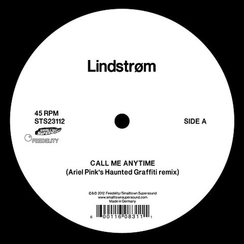 Lindstrøm,‎–,Call,Me,Any,Time,(Ariel,Pink's,Haunted,Graffiti,Remix),12, Call Me Any Time (Ariel Pink's Haunted Graffiti Remix), Smalltown Supersound, LP, vinyl