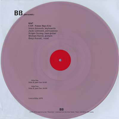 Can,-,Future,Days:,Live,LP,Can - Future Days: Live, B13, vinyl, LP