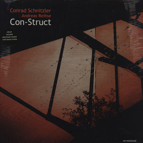 Conrad,Schnitzler,&,Andreas,Reihse,‎–,Con-Struct,LP,Conrad Schnitzler & Andreas Reihse, Con-Struct, M=Minimal, Vinyl, vinilo, comprar, twosteprecords, two step records, Two-Step Records