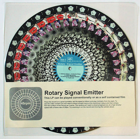 Sculpture,–,Rotary,Signal,Emitter,Picture,Disc,(LP), Rotary Signal Emitter, Dekorder, Vinyl, vinilo, comprar, twosteprecords, two step records, Two-Step Records