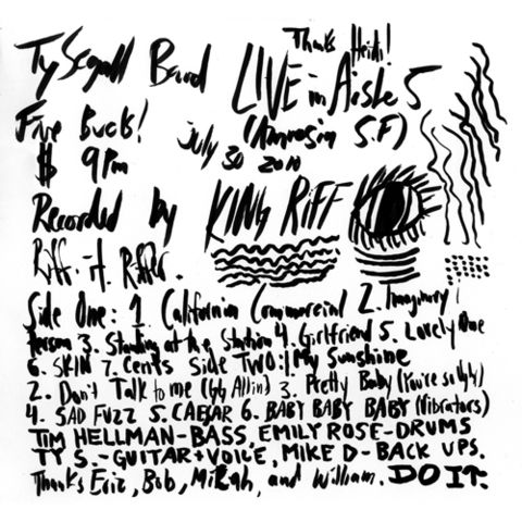 Ty,Segall,‎–,Live,In,Aisle,Five,LP,Ty Segall, Live In Aisle Five, Southpaw, LP, vinyl