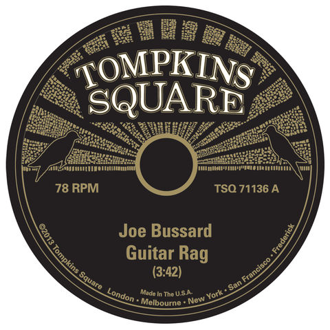 Joe,Bussard,‎–,Guitar,Rag,/,Screwdriver,10,(RSD,2013),Joe Bussard, Guitar Rag / Screwdriver, LP, vinyl, Tompkins Square