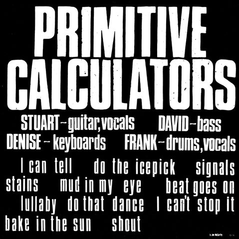 Primitive,Calculators,‎–,LP,Primitive Calculators ‎– Primitive Calculators, Desire Records, LP