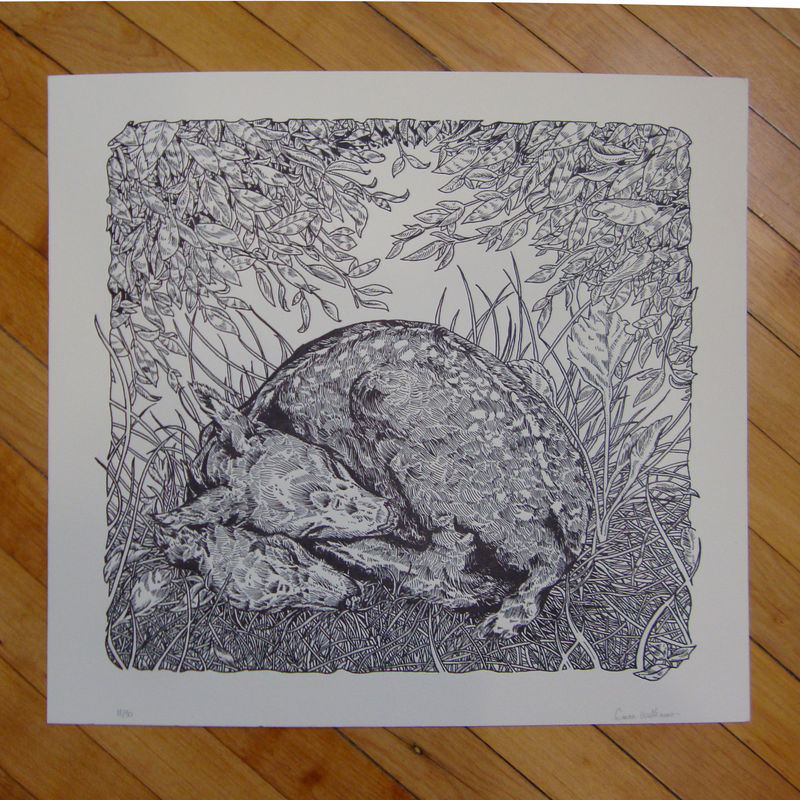 The Escapist Letterpress Print - product image  