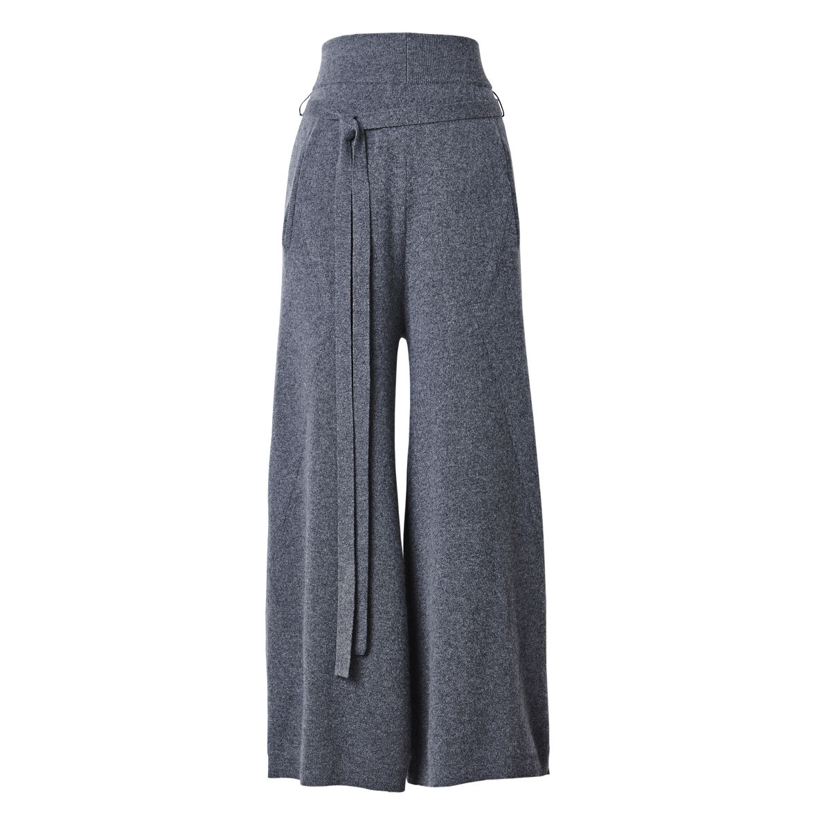 ribbed wide leg culottes