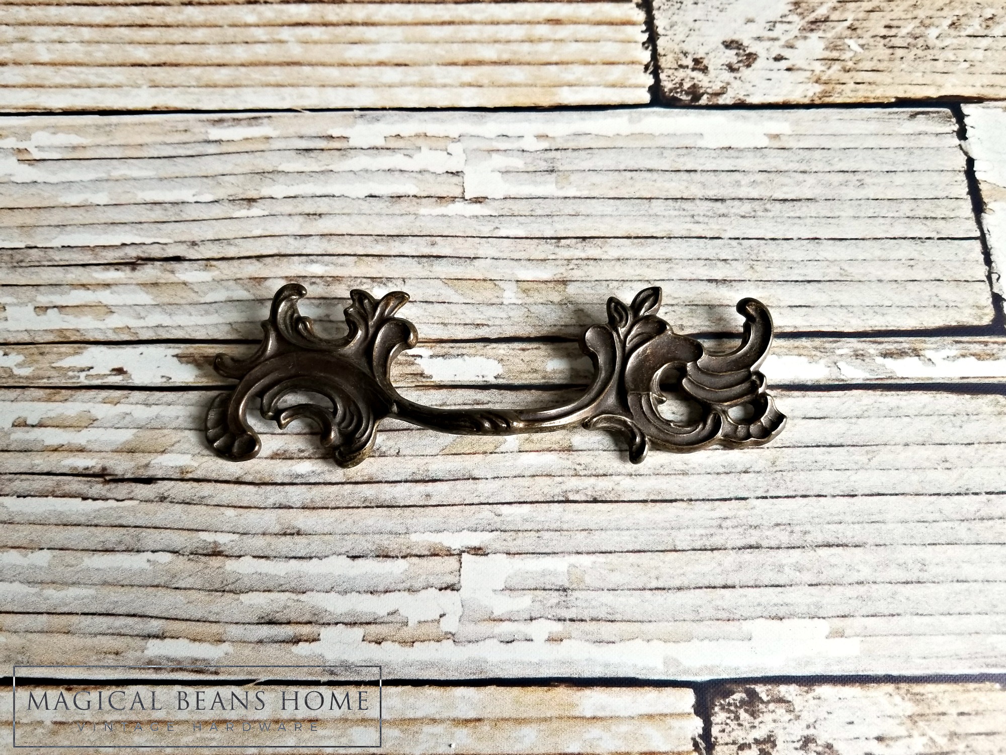 vintage keeler brass co french provincial asymmetrical drawer pull handles