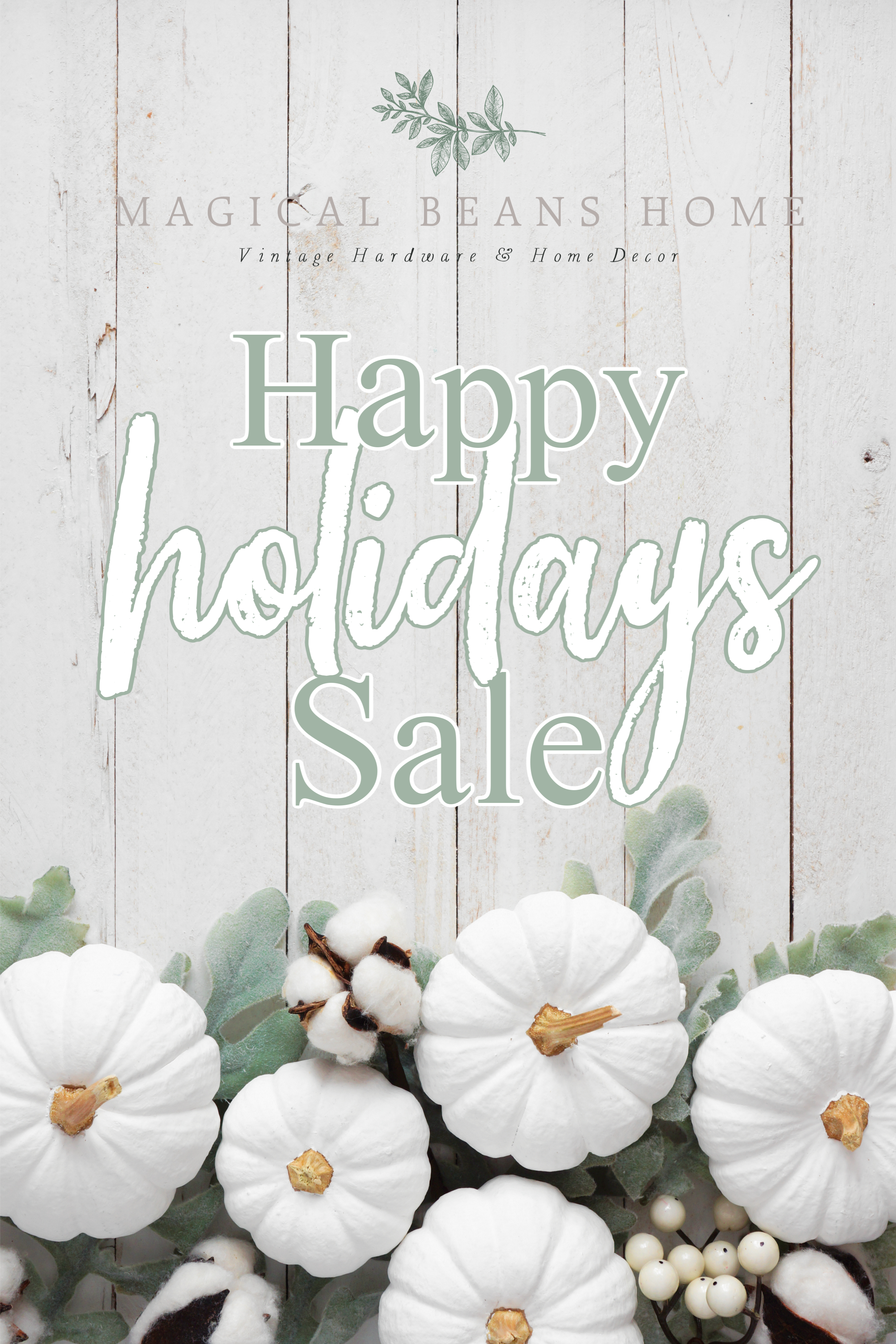 magical beans home home landing page holiday sale