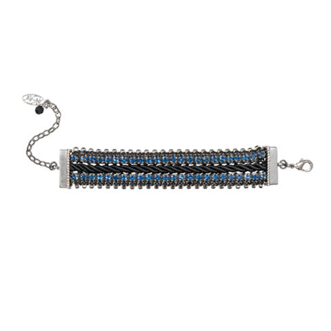 Miquella,//,Crystal,Cord,Bracelet, statement jewellery, statement bracelet, Swarovski crystal bracelet