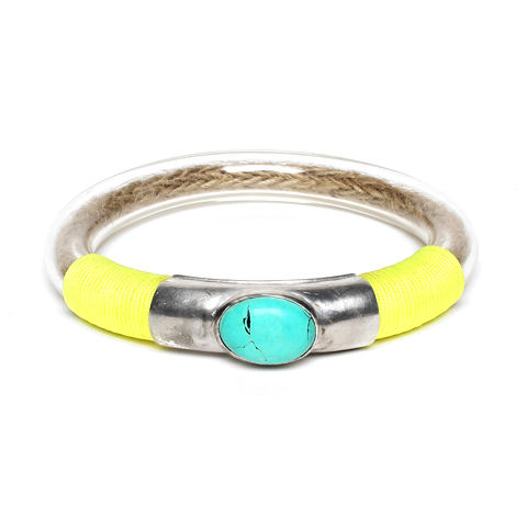 A,Peace,Treaty,//,360,Yellow,Bangle,A Peace Treaty, 360 Yellow Bangle, statement jewellery, statement bangle