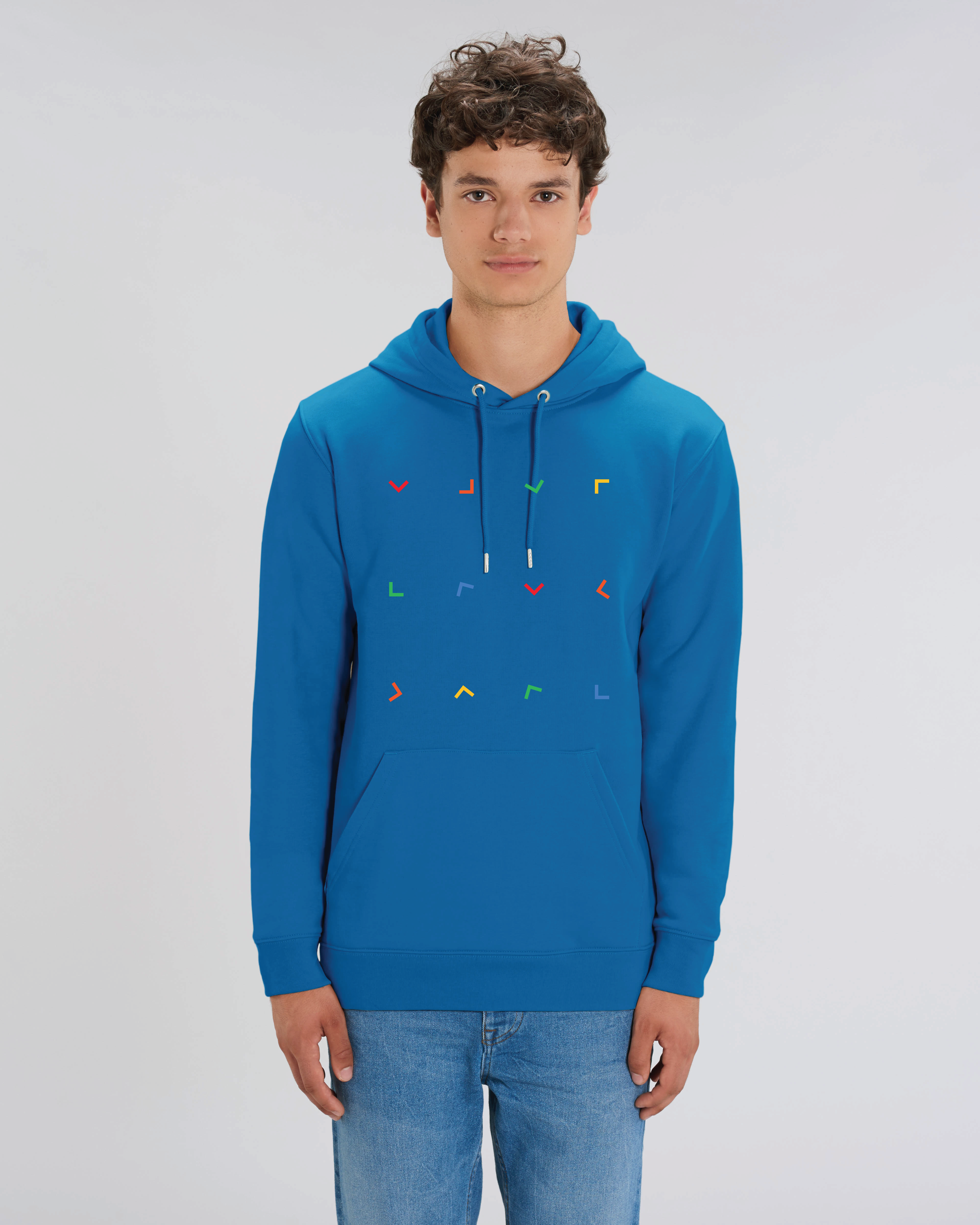 Organic Cotton Hoodie, blue hoodie, blue organic cotton blue hoodie, 90degree hoodie, unisex blue hoodie, men’s blue hoodie, women’s blue hoodie