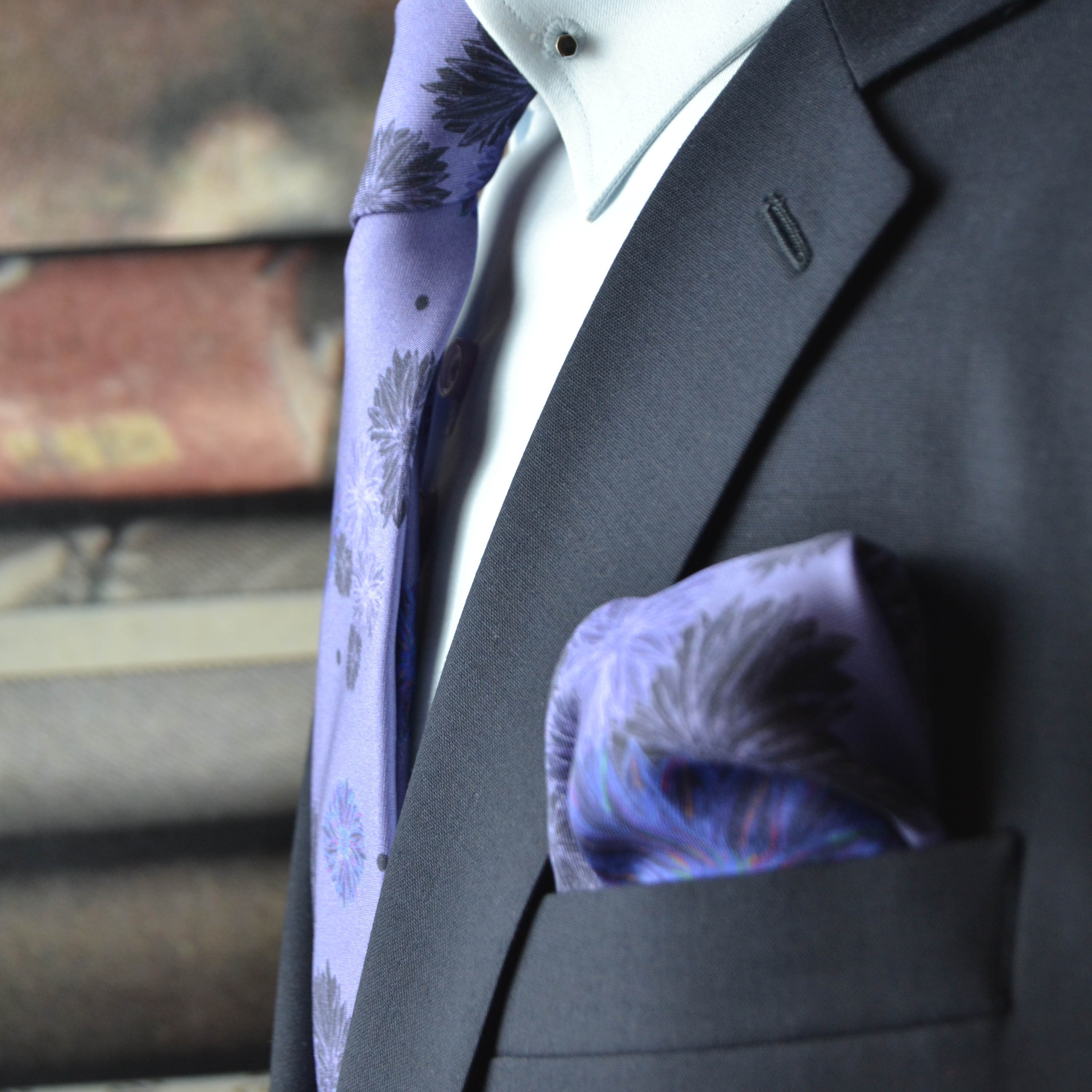 silk ties and pocket squares