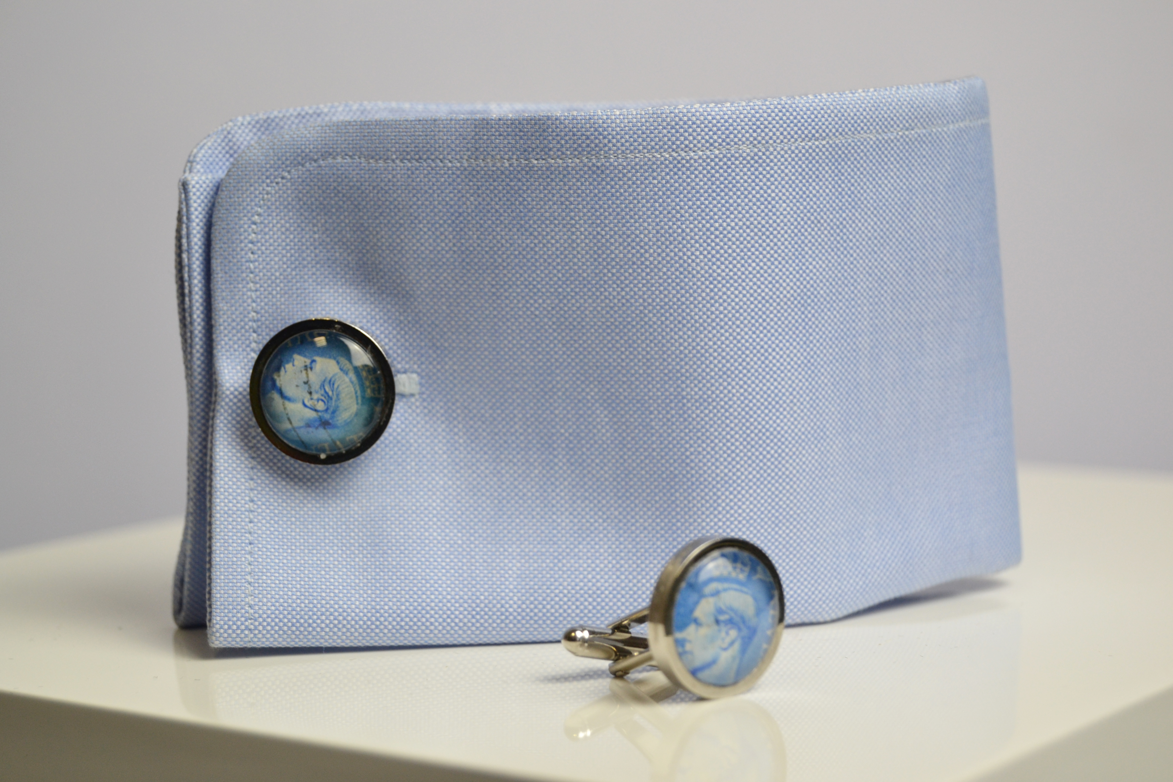 Vintage postage stamp cufflinks