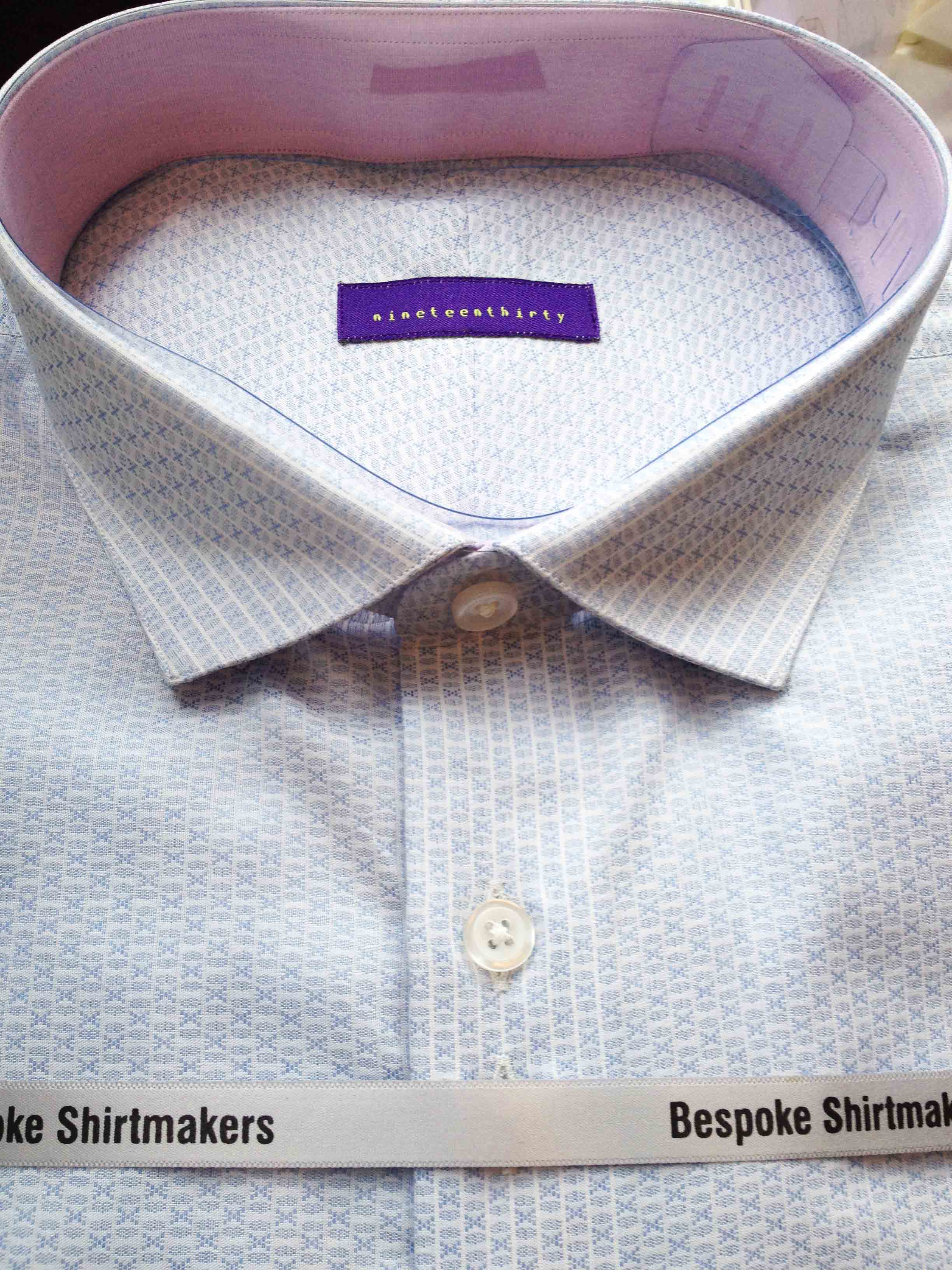 formal pale blue shirt