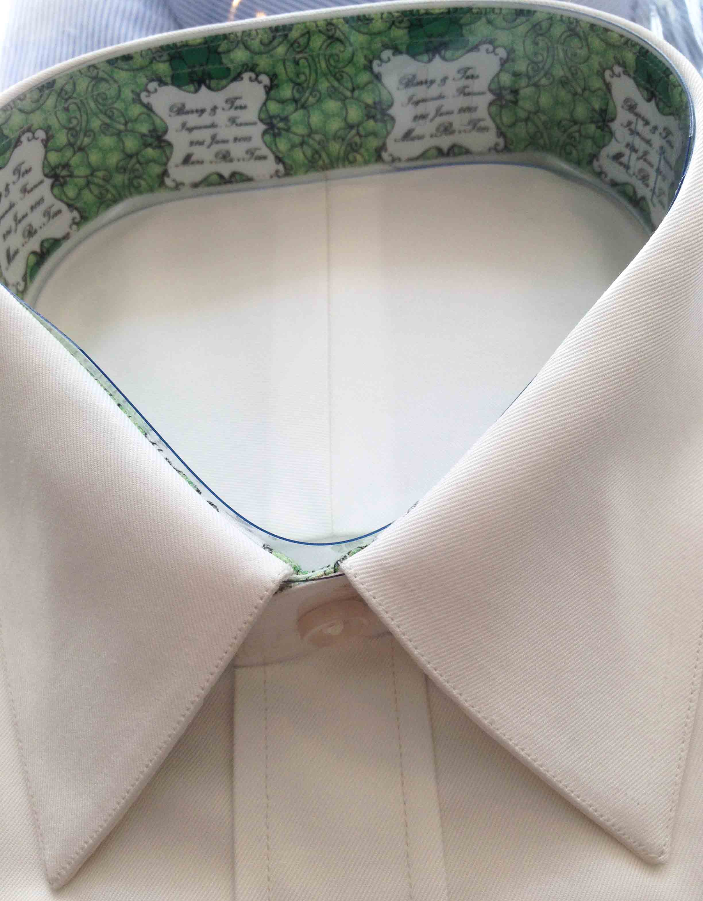 personalised white shirt