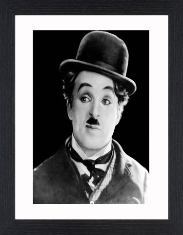 Charlie,Chaplin,-,02,Picture, Photo, Photograph, Print, Framed Photograph, Pop Art, Icon, Black&White, B&W, Black & White, comic actor, film director, composer, silent film era, Silent Film, mime, slapstick, visual comedy routines, American Film Institute, screen legend