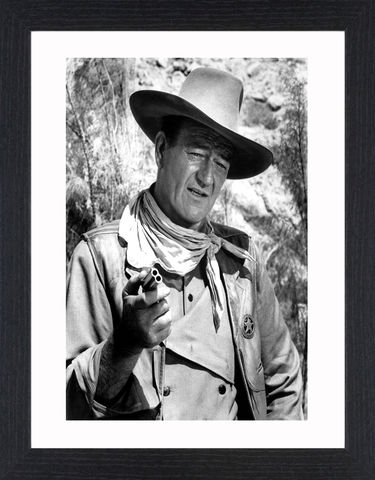 John,Wayne,-,02,Picture, Photo, Photograph, Print, Framed Photograph,  Icon, B&W, John Wayne, Marion Mitchell Morrison, American film actor, director, producer, Academy Award-winner, Western films, Stagecoach, The Quiet Man, The Searchers, True Grit, The Shootist, gunsli