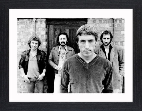 The,Who,-,01,Picture, Photo, Photograph, Print, Framed Photograph,  Icon, B&W, The Who, English, rock band, Roger Daltrey, Pete Townshend, John Entwistle, Keith Moon, who are you
