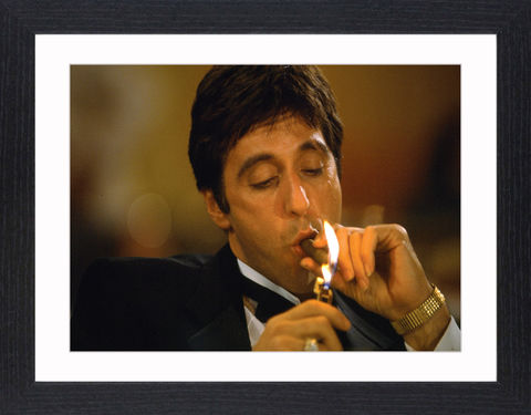 Al,Pacino,in,Scarface,-,04,Picture, Photo, Photograph, Print, Framed Photograph, Al Pacino, Scarface, film, Brian De Palma, Oliver Stone, Tony Montana. Cuban, refugee, Mariel Boatlift, drug cartel kingpin, cocaine, cult following, cultural icon