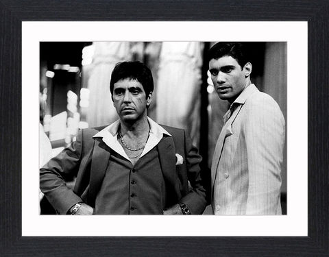 Al,Pacino,in,Scarface,-,05,Picture, Photo, Photograph, Print, Framed Photograph, Al Pacino, Scarface, film, Brian De Palma, Oliver Stone, Tony Montana. Cuban, refugee, Mariel Boatlift, drug cartel kingpin, cocaine, cult following, cultural icon