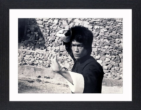 Bruce,Lee,-,07,Picture, Photo, Photograph, Print, Framed Photograph, Pop Art, Icon, Black&White, B&W, Black & White, Bruce Lee, martial arts, philosopher, film director, film producer, screenwriter, Jeet Kune Do, pop culture, pop culture icon, The Big Boss,  Fist of Fur