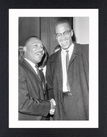 Malcolm,X,&,Martin,Luther,King,Jr,Picture, Photo, Photograph, Print, Framed Photograph, Malcolm X, Martin Luther King, Malcolm Little, El-Hajj Malik El-Shabazz, African-American, Muslim, minister, human rights activist