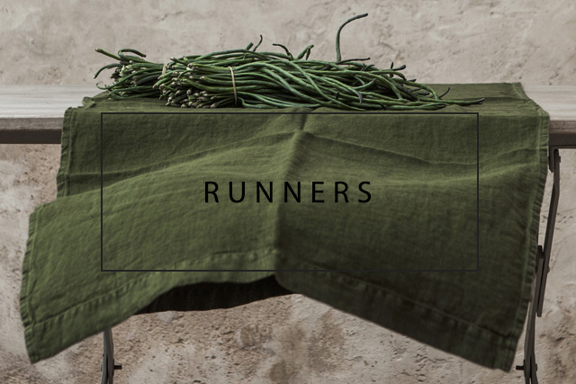 OnceMilano linen table runners