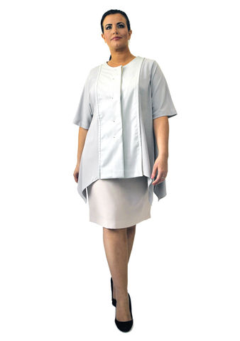 J206S13,plus size, office wear