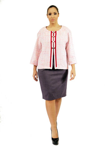 J201S13A,plus size, office wear