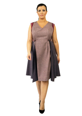 D106S13,plus size, office wear
