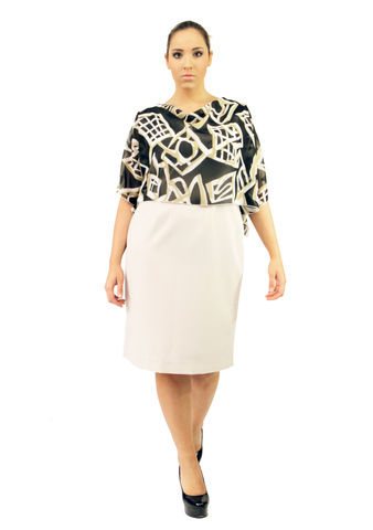 D102S13,plus size, office wear
