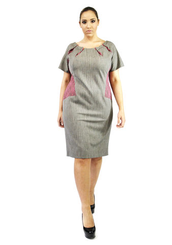 D101S13,plus size, office wear