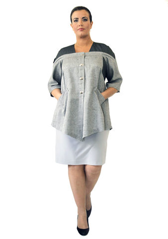 J207S13,plus size, office wear