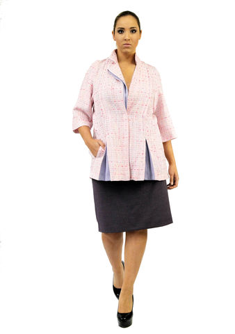 J208S13,plus size, office wear