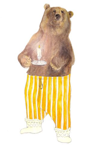 Bearly,See,You,Print,by,Mr,Peebles,Bearly See You Print Print by Mr Peebles