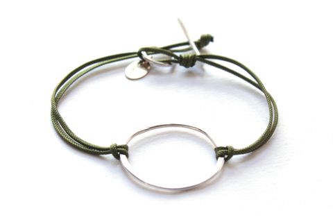 Silver,loop,bracelet,by,Little,Object,Silver loop bracelet by Little Object