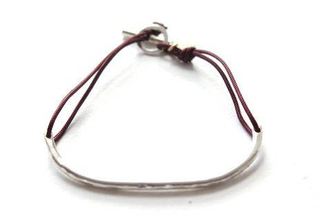 Silver,arc,bracelet,by,Little,Object,Silver arc bracelet by Little Object