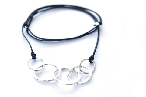 Handmade,silver,links,necklace,by,Little,Object,Handmade silver links necklace by Little Object