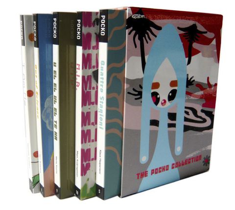 The,Pocko,Collection,,,Series,3,post modern, art, postcards, books, manga, illustration