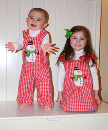 Brother and sister hot sale christmas outfits