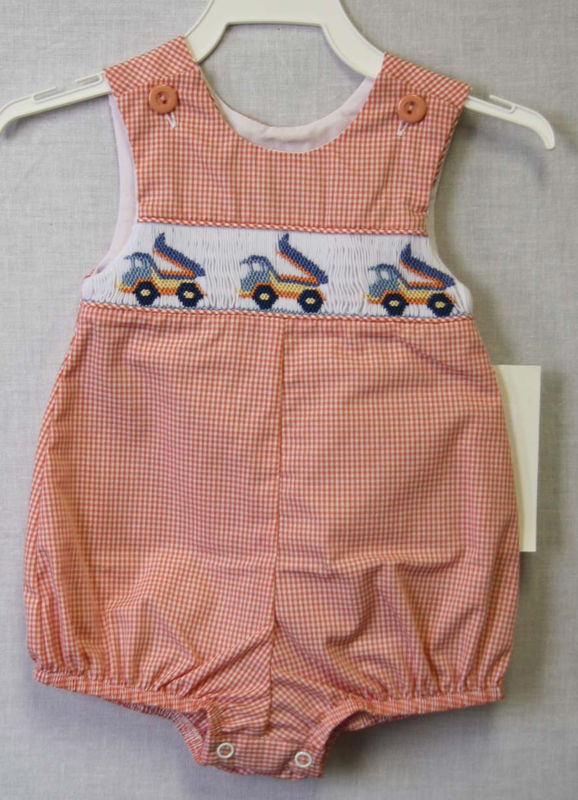 Construction First Birthday Outfit  | Baby Shortalls | Sunsuit 412458 -BB007 - product images  of 