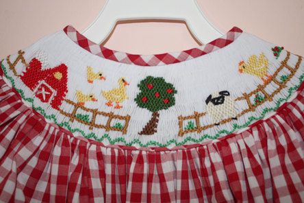 Smocked Dresses, Baby Farm Clothes, Zuli Kids 412235 -BB029 - Zuli