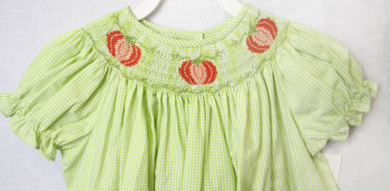 Thanksgiving smocked hotsell dress baby