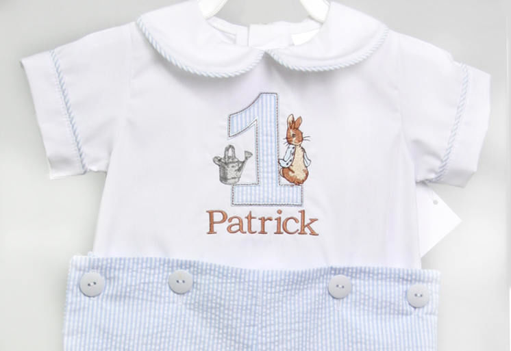 Peter rabbit shop birthday outfit