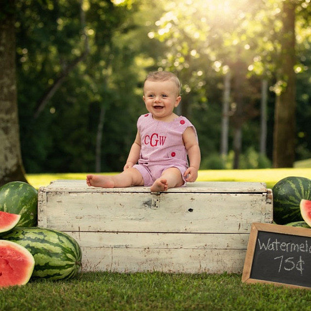 Baby Fourth of July Outfit, Smocked Baby Dresses, Zuli Kids 412140 -A140