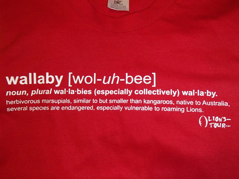 2013 Wallaby Definition Ladies Tee - Red - product images  of 