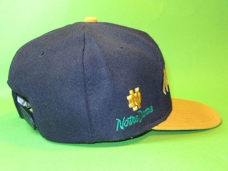Notre Dame Vintage Sports Specialties Script Snapback Hat - product image  