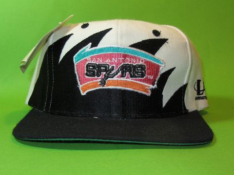 San,Antonio,Spurs,Logo,Athletic,Sharktooth,Vintage,Snapback,Hat