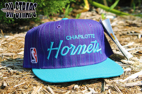 Charlotte,Hornets,Sports,Specialties,Script,Vintage,Snapback,Hat