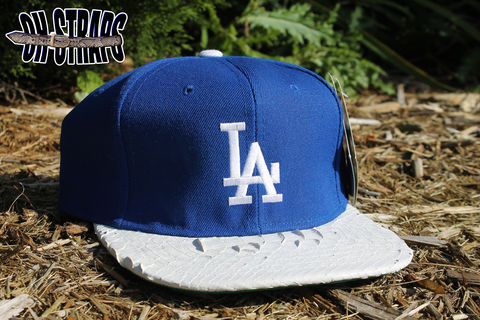 VINTAGE,Los,Angeles,Dodgers,G-Cap,Snakeskin,Strapback,Hat,*1,of,1*