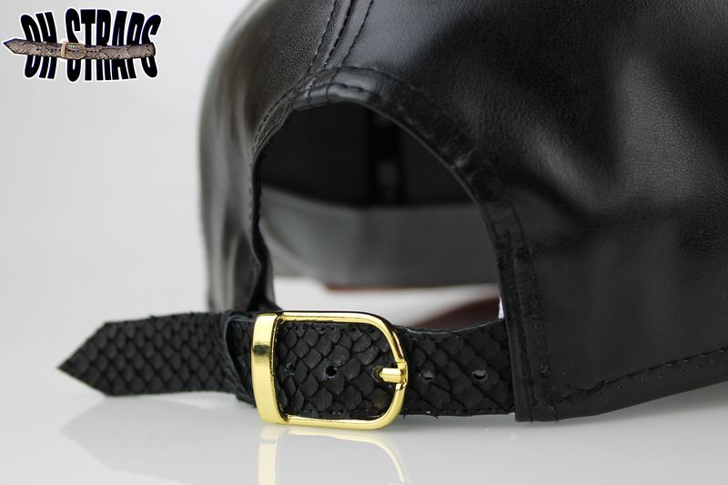 Chicago Bulls Leather Snakeskin Strapback Hat OhStraps!